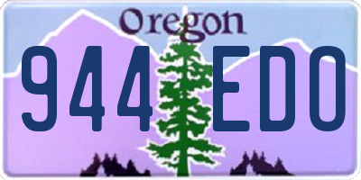 OR license plate 944EDO