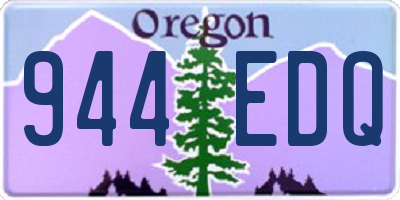 OR license plate 944EDQ