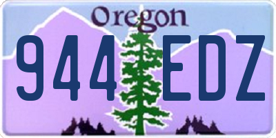 OR license plate 944EDZ