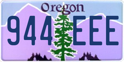 OR license plate 944EEE