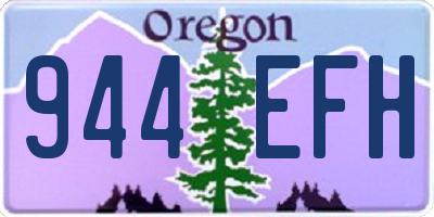 OR license plate 944EFH