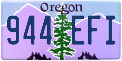 OR license plate 944EFI