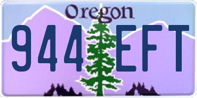 OR license plate 944EFT