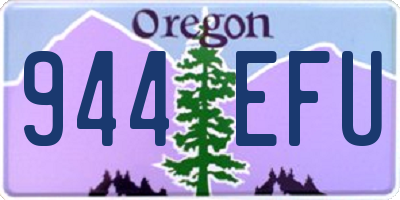 OR license plate 944EFU