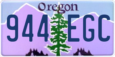 OR license plate 944EGC