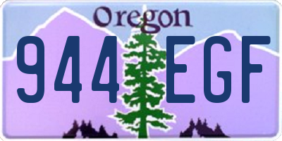 OR license plate 944EGF