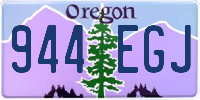 OR license plate 944EGJ
