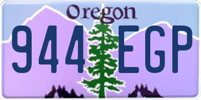 OR license plate 944EGP
