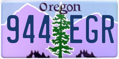 OR license plate 944EGR