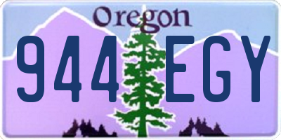 OR license plate 944EGY