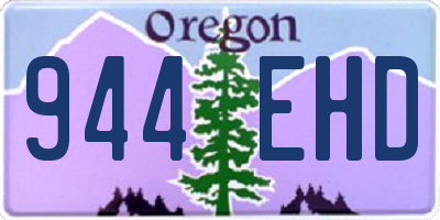 OR license plate 944EHD