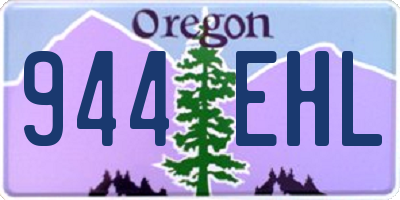OR license plate 944EHL