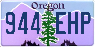 OR license plate 944EHP