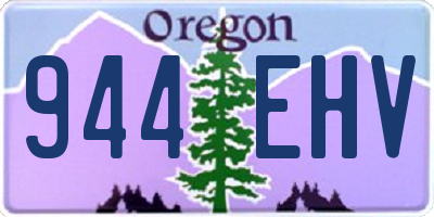 OR license plate 944EHV