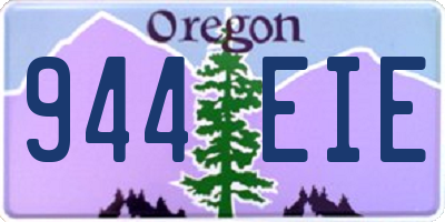 OR license plate 944EIE