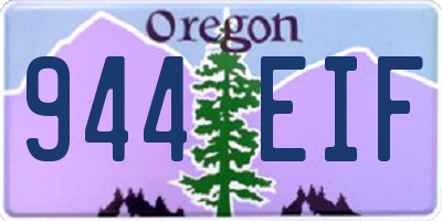 OR license plate 944EIF