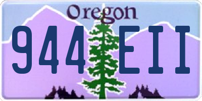 OR license plate 944EII