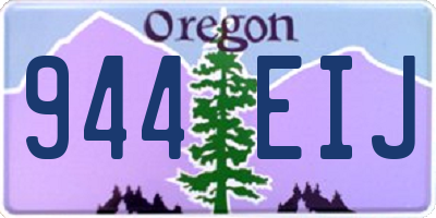 OR license plate 944EIJ