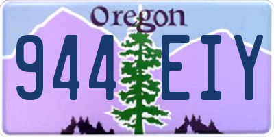 OR license plate 944EIY