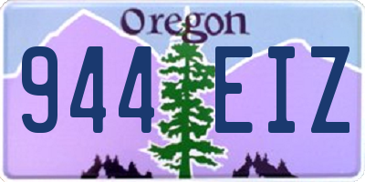 OR license plate 944EIZ
