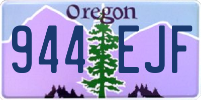 OR license plate 944EJF