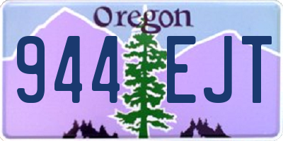 OR license plate 944EJT