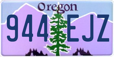OR license plate 944EJZ