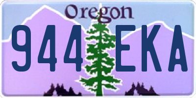 OR license plate 944EKA