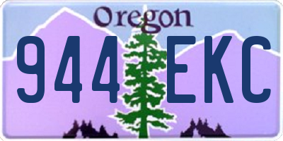 OR license plate 944EKC