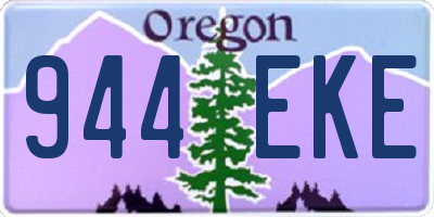 OR license plate 944EKE
