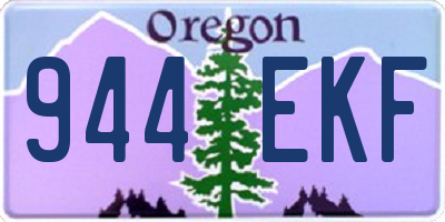 OR license plate 944EKF