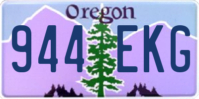 OR license plate 944EKG