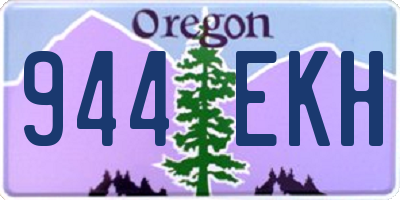 OR license plate 944EKH