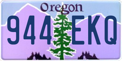 OR license plate 944EKQ