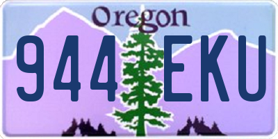 OR license plate 944EKU