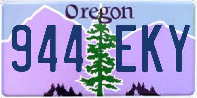 OR license plate 944EKY