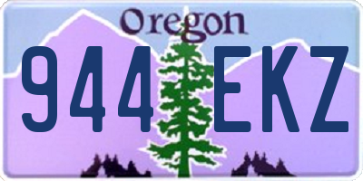OR license plate 944EKZ