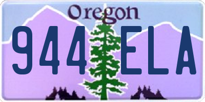 OR license plate 944ELA