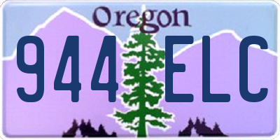 OR license plate 944ELC