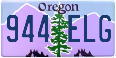 OR license plate 944ELG