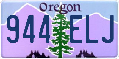 OR license plate 944ELJ