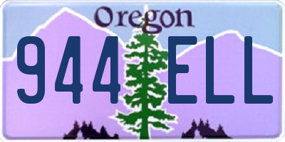 OR license plate 944ELL