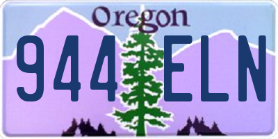 OR license plate 944ELN