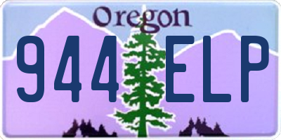 OR license plate 944ELP