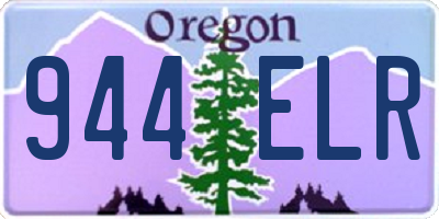 OR license plate 944ELR
