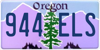 OR license plate 944ELS