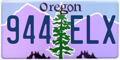 OR license plate 944ELX