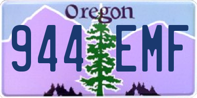 OR license plate 944EMF