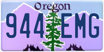 OR license plate 944EMG