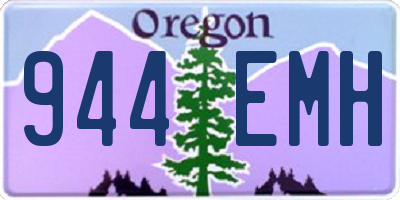 OR license plate 944EMH